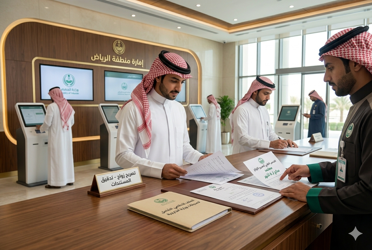 الأوراق المطلوبة لتصريح الزواج في السعودية