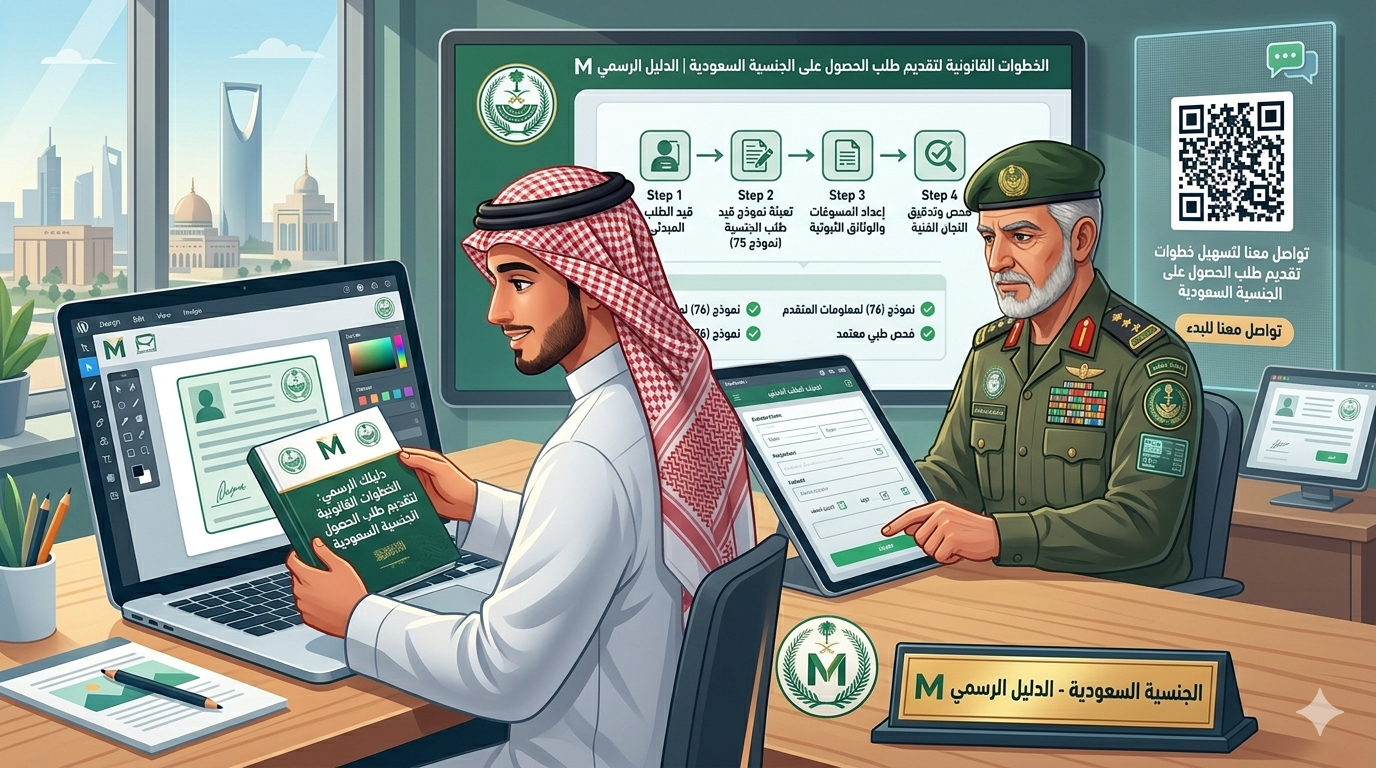 الخطوات القانونية لتقديم طلب الحصول على الجنسية السعودية